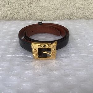 Vintage Barry Kieselstein-Cord Lizard Belt Buckle Great Preowned Condition